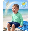 image:imageRoadbox Boys UPF 50 Rash Guard Swim Shirt Kids Long Sleeve Sun Protection Shirts Quick Dry UV Rushguard for Water BeachMint Green