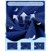 image:imageRoadbox Boys UPF 50 Rash Guard Swim Shirt Kids Long Sleeve Sun Protection Shirts Quick Dry UV Rushguard for Water BeachNavy Blue