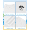 image:imageRoadbox Boys UPF 50 Rash Guard Swim Shirt Kids Long Sleeve Sun Protection Shirts Quick Dry UV Rushguard for Water BeachWhite