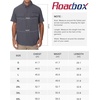 image:imageRoadbox Mens UPF 50 Fishing Shirts Short Sleeve Sun Protection Cool Dry Button Down Outdoor Shirt for Hiking Safari Work02 Dark Gray