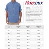 image:imageRoadbox Mens UPF 50 Fishing Shirts Short Sleeve Sun Protection Cool Dry Button Down Outdoor Shirt for Hiking Safari Work03 Medium Blue
