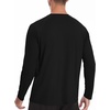 image:imageRoadbox Mens UPF 50 UV Sun Protection Shirts Lightweight Long Sleeve Water Swim Rash Guard for Fishing Running HikingBlack