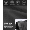 image:imageRoadbox Mens UPF 50 UV Sun Protection Shirts Lightweight Long Sleeve Water Swim Rash Guard for Fishing Running HikingDark Grey