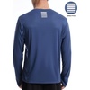 image:imageRoadbox Mens UPF 50 UV Sun Protection Shirts Lightweight Long Sleeve Water Swim Rash Guard for Fishing Running HikingDeep Sea Blue