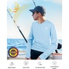 image:imageRoadbox Mens UPF 50 UV Sun Protection Shirts Lightweight Long Sleeve Water Swim Rash Guard for Fishing Running HikingLight Blue