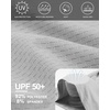 image:imageRoadbox Mens UPF 50 UV Sun Protection Shirts Lightweight Long Sleeve Water Swim Rash Guard for Fishing Running HikingLight Gray