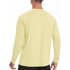 image:imageRoadbox Mens UPF 50 UV Sun Protection Shirts Lightweight Long Sleeve Water Swim Rash Guard for Fishing Running HikingLight Yellow