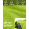 image:imageRoadbox Mens UPF 50 UV Sun Protection Shirts Lightweight Long Sleeve Water Swim Rash Guard for Fishing Running HikingLime Green