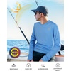 image:imageRoadbox Mens UPF 50 UV Sun Protection Shirts Lightweight Long Sleeve Water Swim Rash Guard for Fishing Running HikingMedium Blue