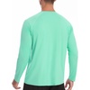 image:imageRoadbox Mens UPF 50 UV Sun Protection Shirts Lightweight Long Sleeve Water Swim Rash Guard for Fishing Running HikingMint Green