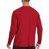 image:imageRoadbox Mens UPF 50 UV Sun Protection Shirts Lightweight Long Sleeve Water Swim Rash Guard for Fishing Running HikingRed