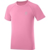 image:imageRoadbox Boys Rash Guard Swim Shirt UPF 50 Sun Protection Short Sleeve Quick Dry Rashguard Water Shirt for KidsPink