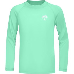 image:imageRoadbox Boys UPF 50 Rash Guard Swim Shirt Kids Long Sleeve Sun Protection Shirts Quick Dry UV Rushguard for Water BeachMint Green