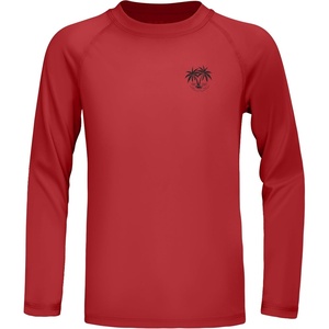 image:imageRoadbox Boys UPF 50 Rash Guard Swim Shirt Kids Long Sleeve Sun Protection Shirts Quick Dry UV Rushguard for Water BeachRed