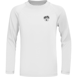 image:imageRoadbox Boys UPF 50 Rash Guard Swim Shirt Kids Long Sleeve Sun Protection Shirts Quick Dry UV Rushguard for Water BeachWhite