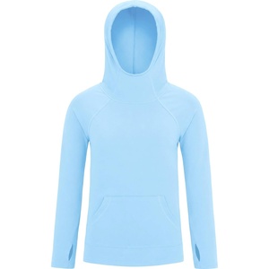 image:imageRoadbox Boys UPF 50 Sun Hoodie Fishing Shirt Kids Long Sleeve Hooded Rash Guard UV Protection Athletic Hiking Swim Shirts02 Light Blue