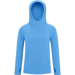 image:imageRoadbox Boys UPF 50 Sun Hoodie Fishing Shirt Kids Long Sleeve Hooded Rash Guard UV Protection Athletic Hiking Swim Shirts03 Blue