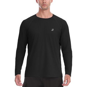 image:imageRoadbox Mens UPF 50 UV Sun Protection Shirts Lightweight Long Sleeve Water Swim Rash Guard for Fishing Running HikingBlack