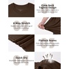 image:imageMens Big and Tall Swim Shirts UPF 50 Sun Protection Short Sleeve Rash Guard Quick Dry TShirt for Beach and SurfingBrown