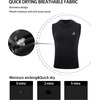 image:imageRoadbox Boys Tank Tops Athletic Compression Hoodie Shirts Sleeveless Quick Dry Sport Workout Active TShirt for Kids YouthBlackblack
