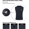 image:imageRoadbox Boys Tank Tops Athletic Compression Hoodie Shirts Sleeveless Quick Dry Sport Workout Active TShirt for Kids YouthDark Gray