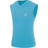 image:imageRoadbox Boys Tank Tops Athletic Compression Hoodie Shirts Sleeveless Quick Dry Sport Workout Active TShirt for Kids YouthSky Blue