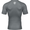 image:imageRoadbox Mens BJJ Rash Guard Short Sleeve UPF 50 Jiu Jitsu Compression Base Layer Swim Shirts for MMA No Gi Surfing05 Gray