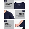 image:imageRoadbox Mens BJJ Rash Guard Short Sleeve UPF 50 Jiu Jitsu Compression Base Layer Swim Shirts for MMA No Gi Surfing07 Dark Blue