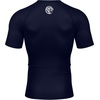 image:imageRoadbox Mens BJJ Rash Guard Short Sleeve UPF 50 Jiu Jitsu Compression Base Layer Swim Shirts for MMA No Gi Surfing07 Dark Blue