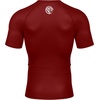 image:imageRoadbox Mens BJJ Rash Guard Short Sleeve UPF 50 Jiu Jitsu Compression Base Layer Swim Shirts for MMA No Gi Surfing11 Red