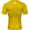 image:imageRoadbox Mens BJJ Rash Guard Short Sleeve UPF 50 Jiu Jitsu Compression Base Layer Swim Shirts for MMA No Gi Surfing12 Golden Yellow