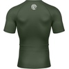 image:imageRoadbox Mens BJJ Rash Guard Short Sleeve UPF 50 Jiu Jitsu Compression Base Layer Swim Shirts for MMA No Gi Surfing13 Dark Green