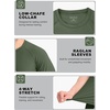 image:imageRoadbox Mens BJJ Rash Guard Short Sleeve UPF 50 Jiu Jitsu Compression Base Layer Swim Shirts for MMA No Gi Surfing13 Dark Green