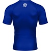 image:imageRoadbox Mens BJJ Rash Guard Short Sleeve UPF 50 Jiu Jitsu Compression Base Layer Swim Shirts for MMA No Gi Surfing14 Blue