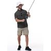 image:imageRoadbox Mens Fishing Shirts Short Sleeve Sun Protection Button Down Quick Dry Cooling Hiking Shirt for Travel Safari CampingDark Gray