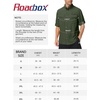 image:imageRoadbox Mens Sun Protection Fishing Shirt Long Sleeve Cool Dry Lightweight UPF 50 Shirts for Hiking Camping Safari TravelArmy Green