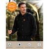 image:imageRoadbox Mens Sun Protection Fishing Shirt Long Sleeve Cool Dry Lightweight UPF 50 Shirts for Hiking Camping Safari TravelBlack