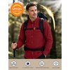 image:imageRoadbox Mens Sun Protection Fishing Shirt Long Sleeve Cool Dry Lightweight UPF 50 Shirts for Hiking Camping Safari TravelFire Red
