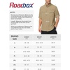 image:imageRoadbox Mens Sun Protection Fishing Shirt Long Sleeve Cool Dry Lightweight UPF 50 Shirts for Hiking Camping Safari TravelKhaki