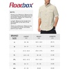 image:imageRoadbox Mens Sun Protection Fishing Shirt Long Sleeve Cool Dry Lightweight UPF 50 Shirts for Hiking Camping Safari TravelLight Khaki