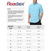 image:imageRoadbox Mens Sun Protection Fishing Shirt Long Sleeve Cool Dry Lightweight UPF 50 Shirts for Hiking Camping Safari TravelSky Blue