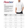 image:imageRoadbox Mens Sun Protection Fishing Shirt Long Sleeve Cool Dry Lightweight UPF 50 Shirts for Hiking Camping Safari TravelWhite