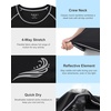 image:imageRoadbox Mens Swim Shirts Short Sleeve UPF 50 UV Sun Protection SPF Rash Guard Quick Dry Surf Water Beach Fishing T ShirtBlack