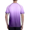 image:imageRoadbox Mens Swim Shirts Short Sleeve UPF 50 UV Sun Protection SPF Rash Guard Quick Dry Surf Water Beach Fishing T ShirtDeep Purple Gradient