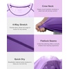 image:imageRoadbox Mens Swim Shirts Short Sleeve UPF 50 UV Sun Protection SPF Rash Guard Quick Dry Surf Water Beach Fishing T ShirtDeep Purple Gradient