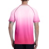 image:imageRoadbox Mens Swim Shirts Short Sleeve UPF 50 UV Sun Protection SPF Rash Guard Quick Dry Surf Water Beach Fishing T ShirtHot Pink Gradient