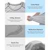 image:imageRoadbox Mens Swim Shirts Short Sleeve UPF 50 UV Sun Protection SPF Rash Guard Quick Dry Surf Water Beach Fishing T ShirtLight Gray