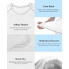 image:imageRoadbox Mens Swim Shirts Short Sleeve UPF 50 UV Sun Protection SPF Rash Guard Quick Dry Surf Water Beach Fishing T ShirtWhite