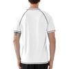 image:imageRoadbox Mens Swim Shirts Short Sleeve UPF 50 UV Sun Protection SPF Rash Guard Quick Dry Surf Water Beach Fishing T ShirtWhite