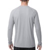 image:imageRoadbox Mens UPF 50 Long Sleeve Rash Guard Lightweight Quick Dry UV Sun Protection Swim Shirt for Fishing Workout RunningLight Gray